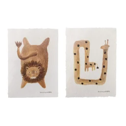 Bloomingville - Fritza Plakat, Orange, Papir