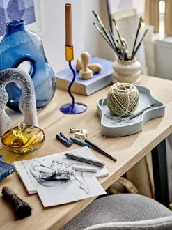 Bloomingville - Gate Deko, Blå, Stentøj