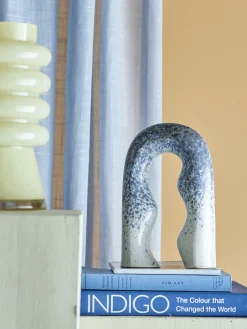 Bloomingville - Gate Deko, Blå, Stentøj