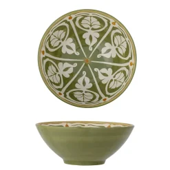 Bloomingville - Heikki Skål, Grøn, Stentøj