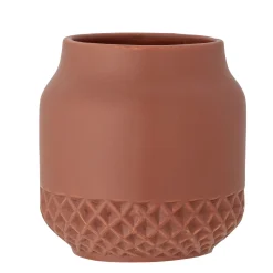 Bloomingville - Holden Urtepotteskjuler, Rød, Stentøj