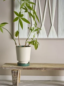 Bloomingville - Idril Urtepotte m/underskål, Natur, Stentøj