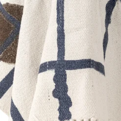 Bloomingville - Imperia Plaid, Natur, Genanvendt Bomuld