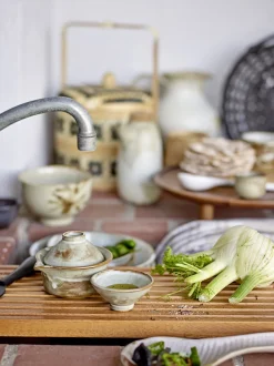 Bloomingville - Joane Kurv, Sort, Rattan