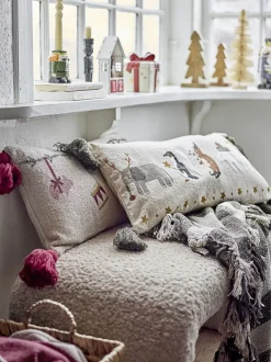 Bloomingville - Jodina Plaid, Grøn, Genanvendt Bomuld