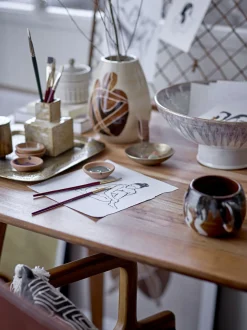 Bloomingville - Jona Vase, Brun, Stentøj