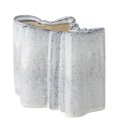 Bloomingville - Lindae Vase, Blå, Stentøj