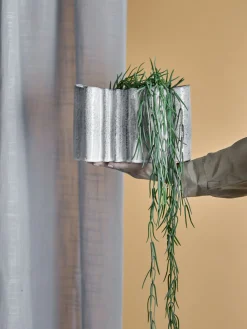 Bloomingville - Lindae Vase, Blå, Stentøj