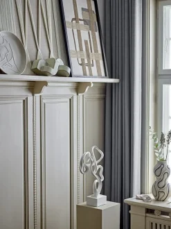 Bloomingville - Nicola Vase, Sort, Stentøj