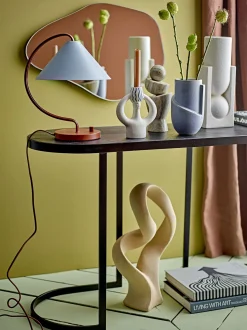 Bloomingville - Norbert Vase, Blå, Stentøj