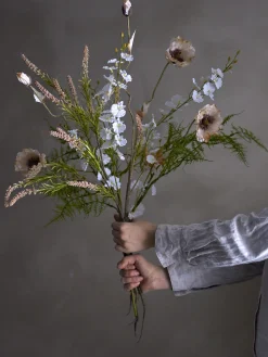 Bloomingville - Orchid Kunstig stilk - Hvid, Plastik