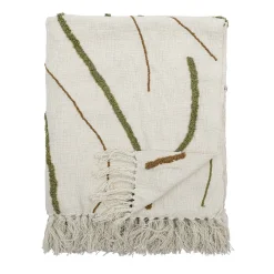 Bloomingville - Osasio Plaid, Grøn, Bomuld