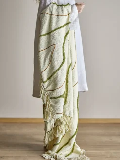 Bloomingville - Osasio Plaid, Grøn, Bomuld