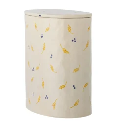 Bloomingville - Pippine Krukke m/låg, Hvid, Stentøj