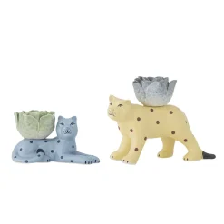 Bloomingville - Rory Lysestage, Blå, Stentøj