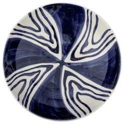 Bloomingville - Shama Serveringsskål, Blå, Stentøj