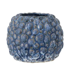 Bloomingville - Susannah Urtepotteskjuler, Blå, Stentøj