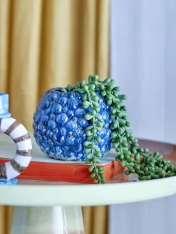 Bloomingville - Susannah Urtepotteskjuler, Blå, Stentøj