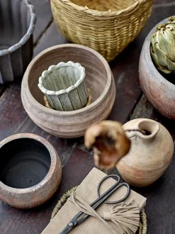 Bloomingville - Thira Deko Urtepotte, Brun, Terrakotta