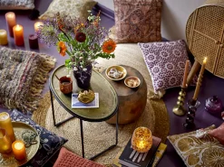 Bloomingville - Twist Stearinlys, Brun, Parafin, sæt med 2 styk