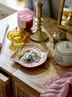 Bloomingville - VINTAGE - Cedarwood Duftlys, Naturlig voks