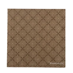 Bloomingville - Vishal Serviet, Brun, papir, 33x33 cm