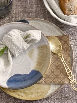 Bloomingville - Vishal Serviet, Brun, papir, 33x33 cm