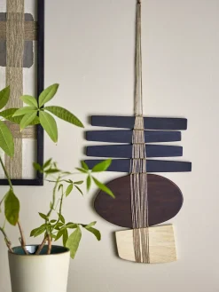 Bloomingville - Yoki Vægdekoration, Brun, Eg