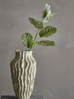 Bloomingville - Zebra Kunstig stilk - Grøn, Plastik