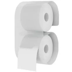 B-roll toiletrulleholder fra Neon Living - Clear