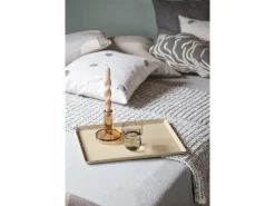 Broste Copenhagen - Sengetæppe - Karla - Warm Beige - W240 x L260 cm