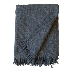 Burel Factory - Pied de Coq - Plaid/tæppe - Mørkegrå