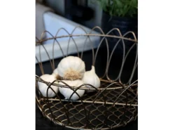 Chic Antigue - Kurv - fil de fer - Messing - Ø 27 cm