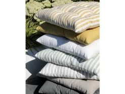 Chic Antique - Nimes Box hynde med striber og bindebånd - hør