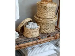 Chic Antique - Nimes Box hynde med bindebånd - hør