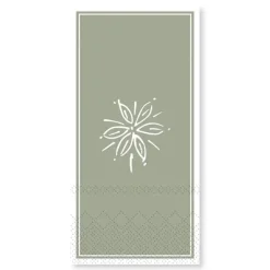 Chic Antique - Serviet - Blomst - 20x10 cm - Verte