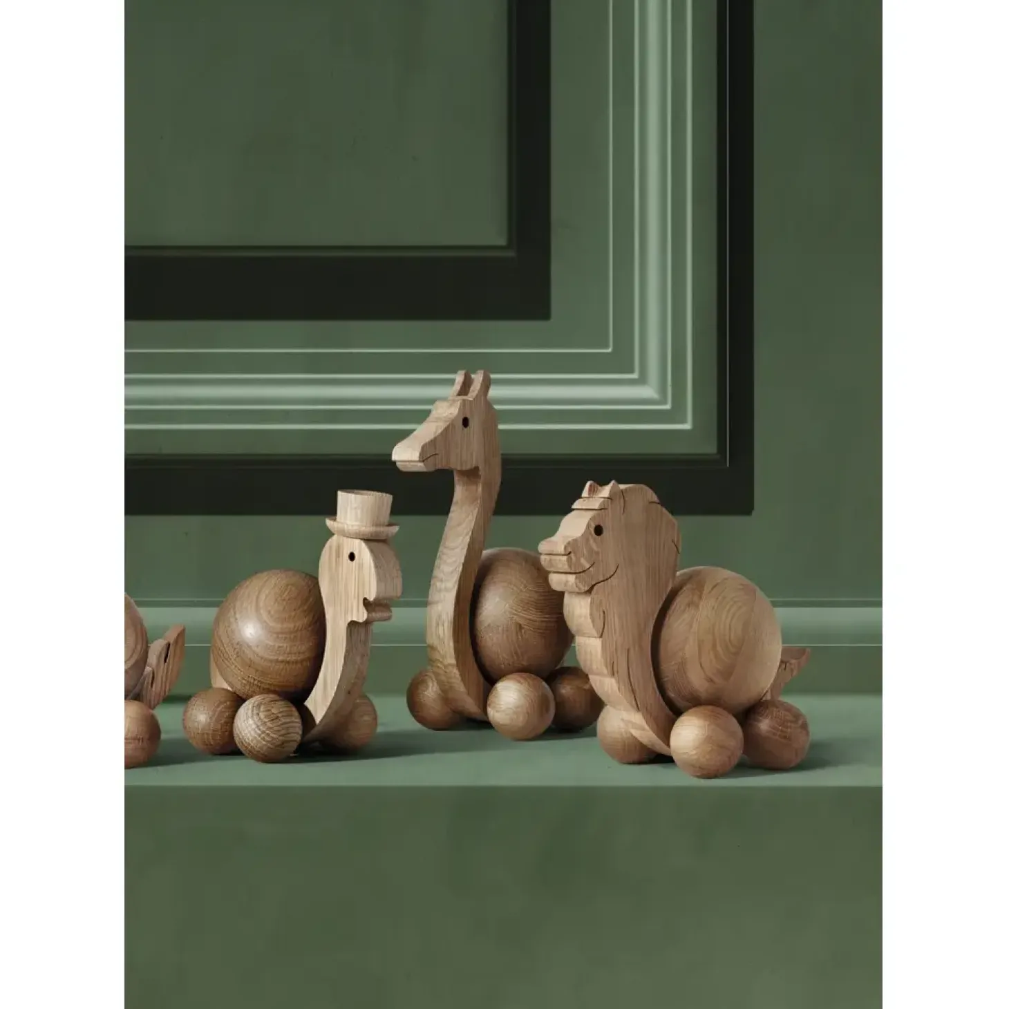 ChiCura - Træfigur - Spinning Kangaroo - Small