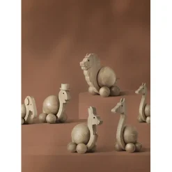 ChiCura - Træfigur - Spinning Giraffe - Small