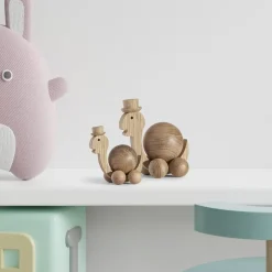 ChiCura - Wooden Figure, Medium Spinning Turtle