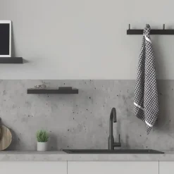 ChiCura Copenhagen - Tabula Rack - knagerække - 45 cm - sort asketræ