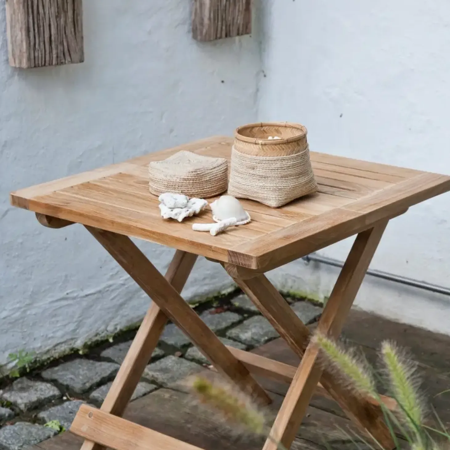 Cinas - Classic klapbord 50x50cm teak