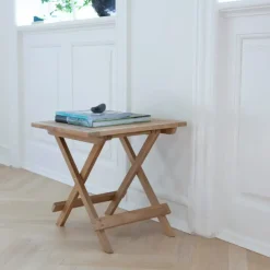 Cinas - Classic klapbord 50x50cm teak