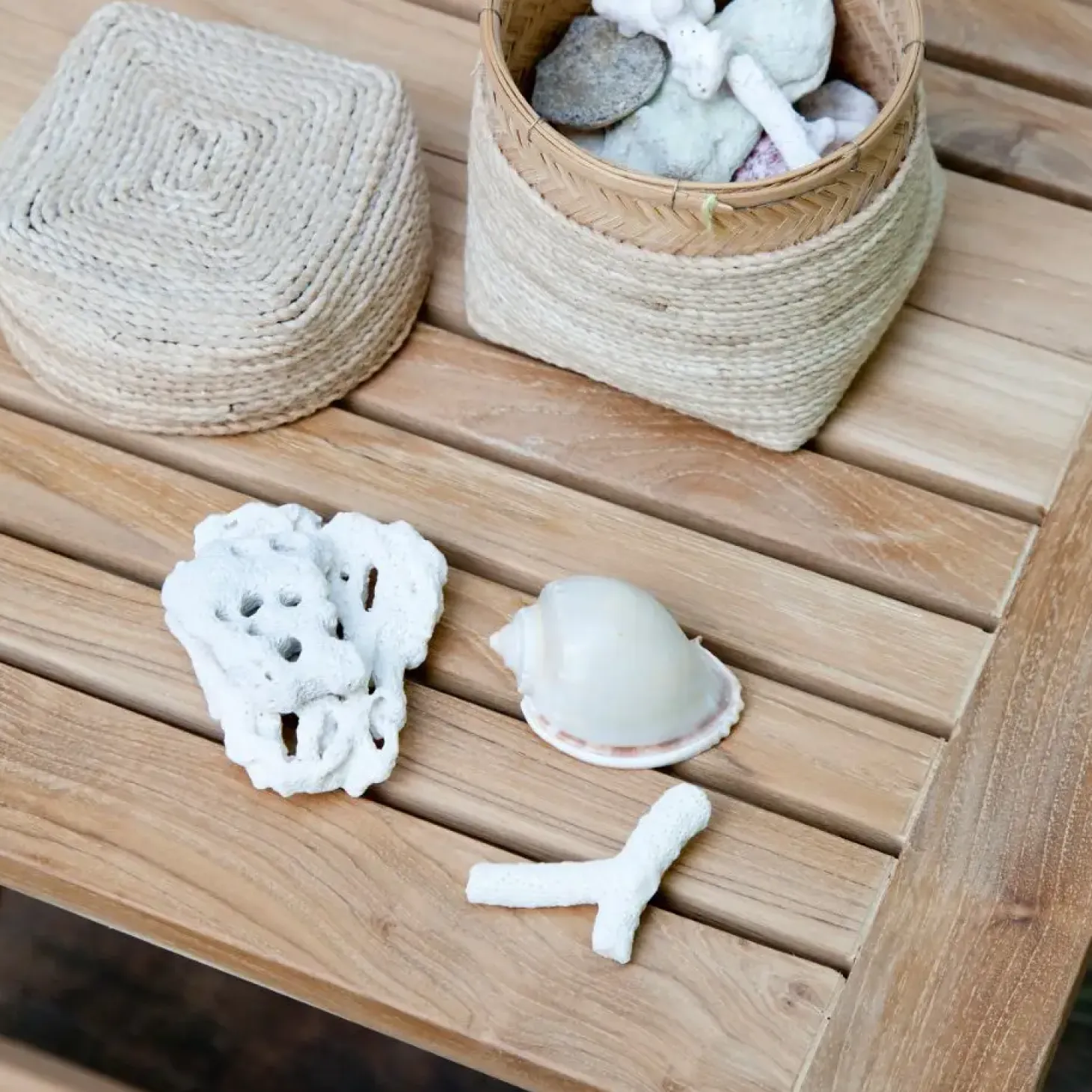 Cinas - Classic klapbord 50x50cm teak