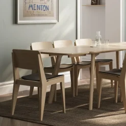 Cinas - hynde til Elvo spisebordsstol - sort læder