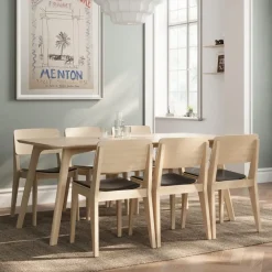 Cinas - hynde til Elvo spisebordsstol - sort læder