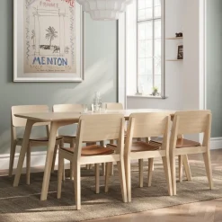 Cinas - hynde til Elvo spisebordsstol - brun læder