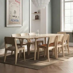 Cinas - hynde til Elvo spisebordsstol - brun læder