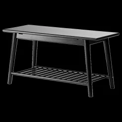 Cinas - Noble entrébænk 90x35cm sort