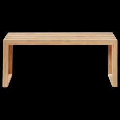 Cinas - Rib bænk 104x35cm bambus