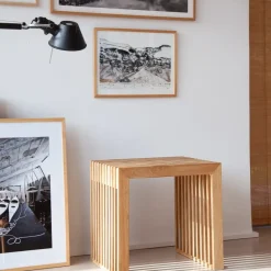 Cinas - Rib skammel 45x35cm bambus